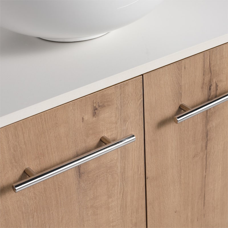 Bathroom Vanity With Sink In 24/30 Inch, Floating Bathroom Vanity With Soft Close Door