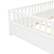 preview thumbnail 9 of 11, Full Size Floor Bed with Super High Security Barrier