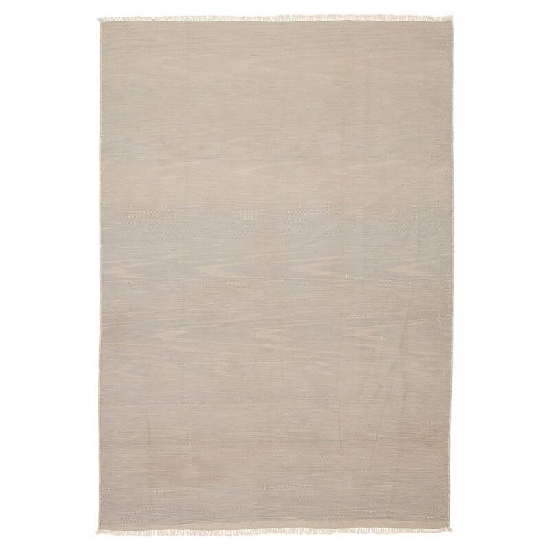 Ankara FW Grey Kilim 5'7" x 8'0" - 5'7 x 8'0 - Grey - 5'7 x 8'0