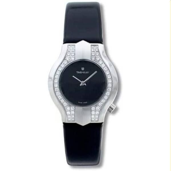 Shop Tag Heuer Women S Wp1416 Fc8148 Alter Ego Black Leather Watch On Sale Overstock 31674755