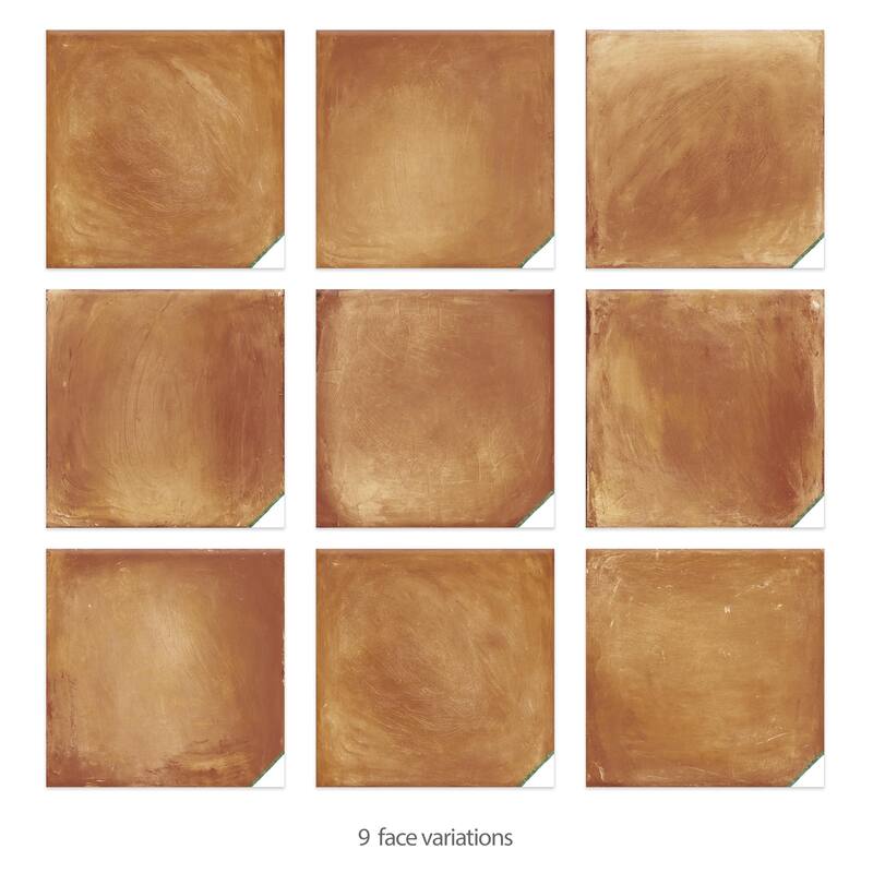 Merola Tile Sentier des Ocres Coin Green 7-7/8" x 7-7/8" Porcelain Floor and Wall Tile