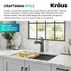 preview thumbnail 45 of 154, Kraus 2-Function 1-Handle 1-Hole Pulldown Sprayer Brass Kitchen Faucet