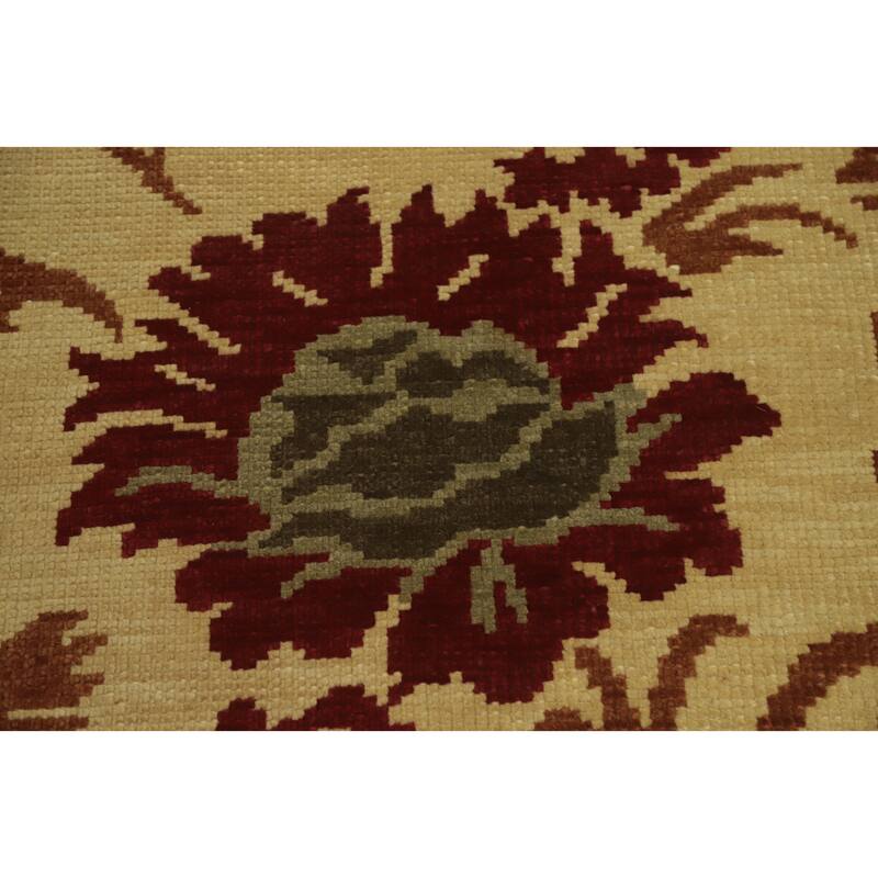 All-Over Floral Indian Area Rug 5x8 - 7' 9'' X 5' 4''