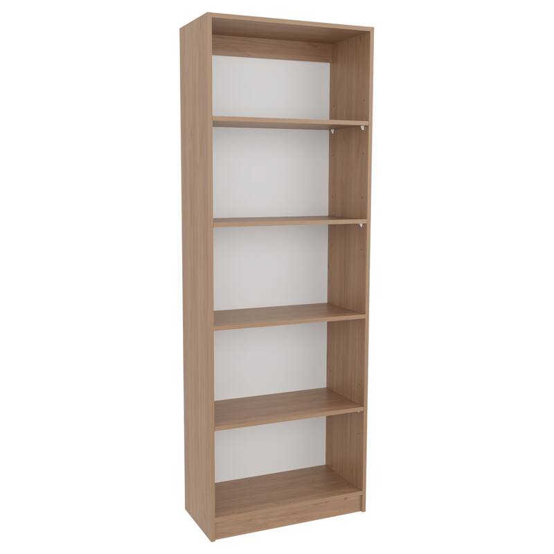 4-Tier Bookcase with Modern Storage for Books and Decor,Easy Assembly