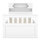 preview thumbnail 14 of 12, White Twin Captain Platform Bed Frame w/Bookcase Headboard & 4 Drawers