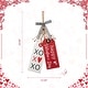 preview thumbnail 54 of 58, Glitzhome 24"H Wooden Valentine's St. Patrick's Americana Doorknob Hanging Decor