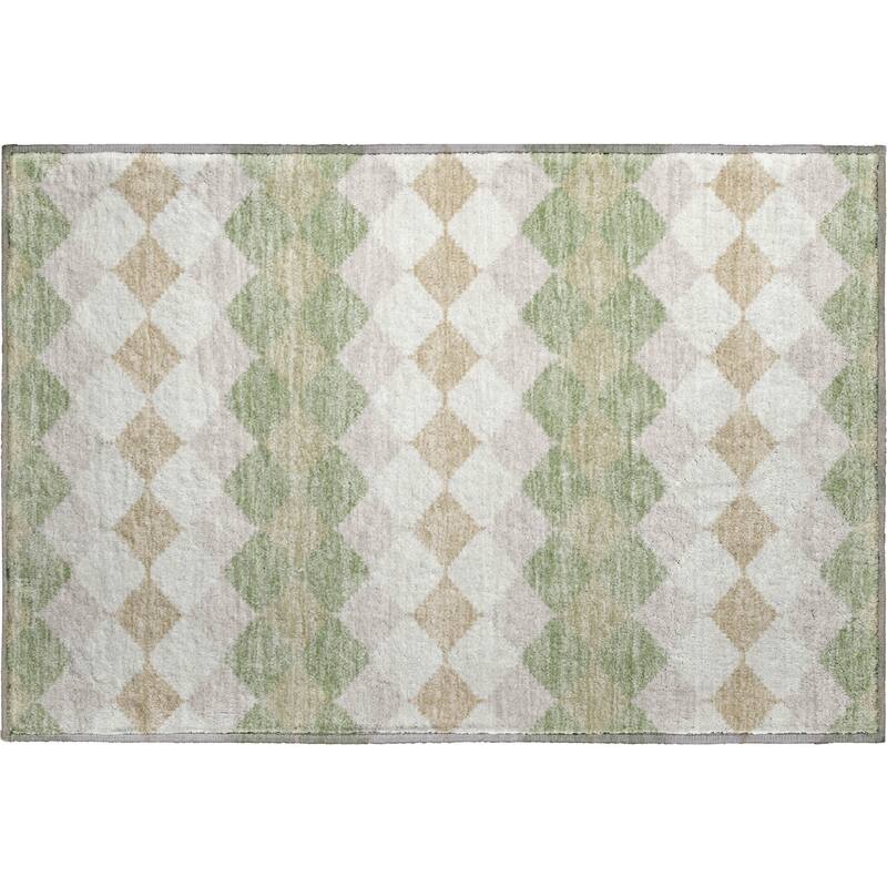 Premium Washable Super Soft Diamond Modern Mayfield Rug