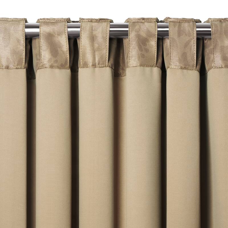 Elrene Antonia Blackout Rod Pocket/Back Tab Curtain Panel
