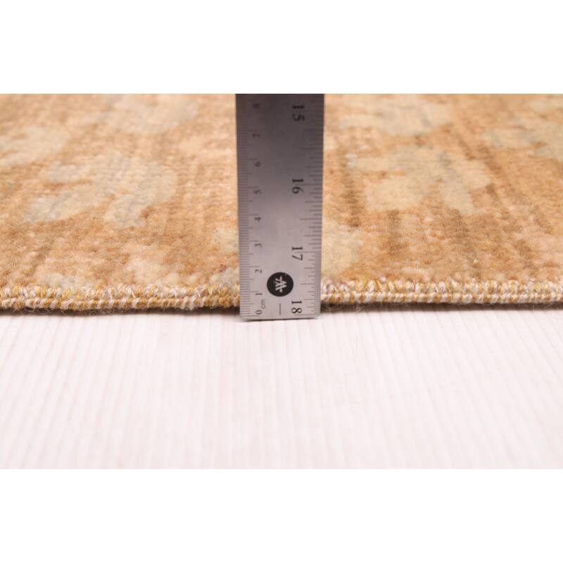 ECARPETGALLERY Hand-knotted Mystique Brown Wool Rug - 10'2 x 13'2