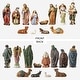 preview thumbnail 48 of 77, Glitzhome 12pcs Resin Christmas Multi/ Blue/ Ivory Nativity Figurines Set