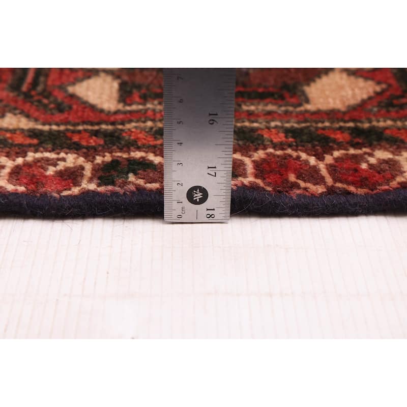 ECARPETGALLERY Hand-knotted Kayseri Vintage Red Wool Rug - 6'8 x 9'1