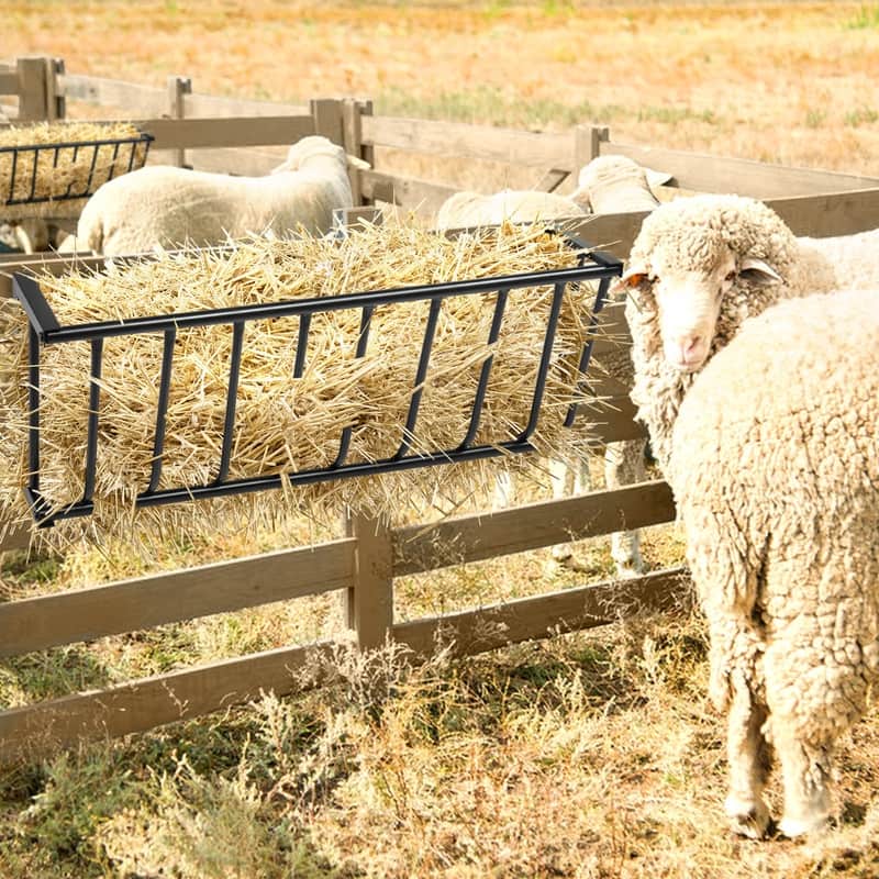 Long Wall Mounted Horse Hay Holder