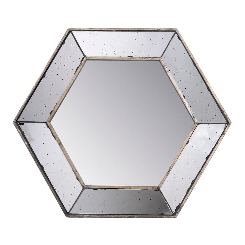 Hexagonal Wall Mirror