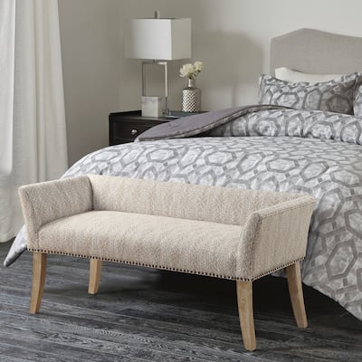Madison Park Antonio Upholstered Rectangular Accent Bench