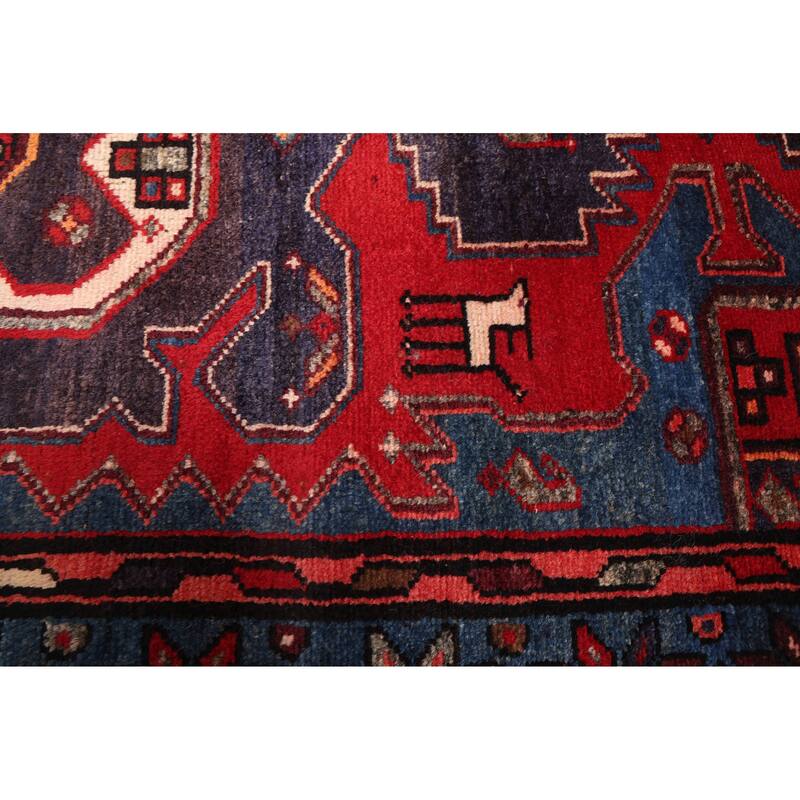 ECARPETGALLERY Hand-knotted Anatolian Vintage Red Wool Rug - 3'3 x 9'9