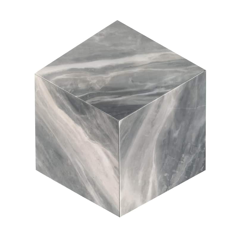 Hexagon Honed Finished Natural Stone Marble Tiles for Wall and Floor, 1 Box 12 PCS - Grey