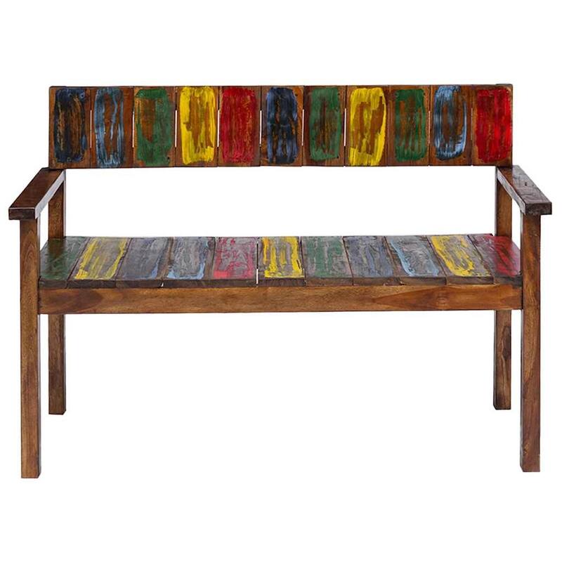 vidaXL Dining Chairs Accent Side Chair Reclaimed Wood Solid Reclaimed Wood - 17.7" x 17.7" x 33.5"