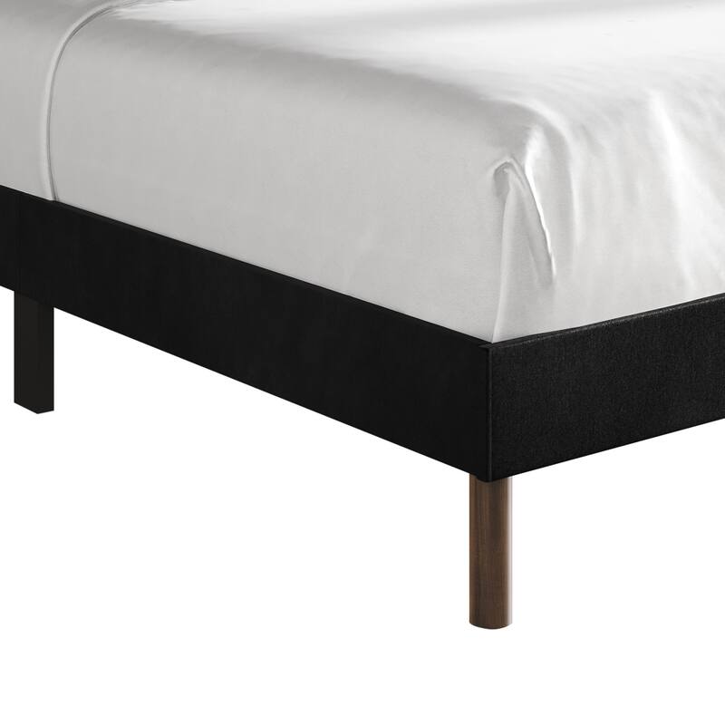 CraftPorch Shabby Chic Velvet Upholstered Bed