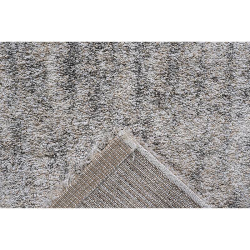 Granada Karina Beige, Gold, Grey, Ivory and White Polypropylene Area Rug - 2'3" x 12' Runner