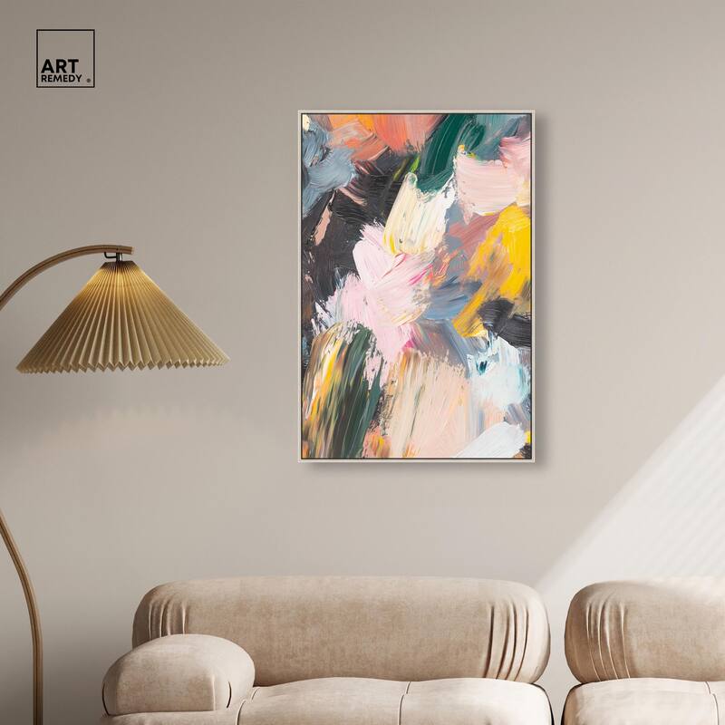 Chromatic Surge II Canvas by Art Remedy