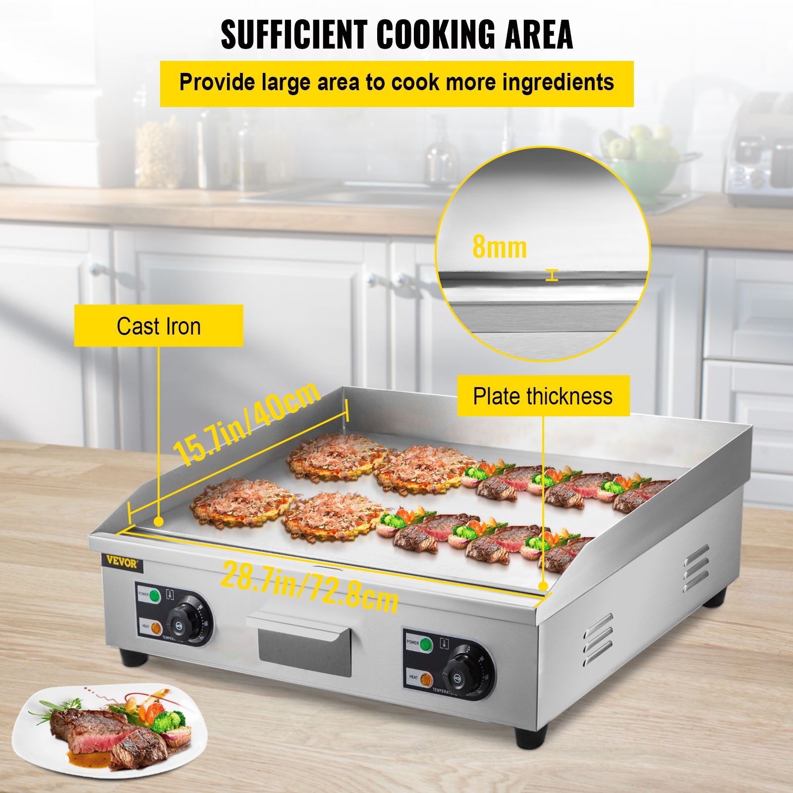 Countertop online griddle electric