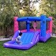 preview thumbnail 7 of 12, JumpOrange Dream Girl Commercial Grade Inflatable Bounce House Water Slide with Splash Pool for Kids (with Air Blower)