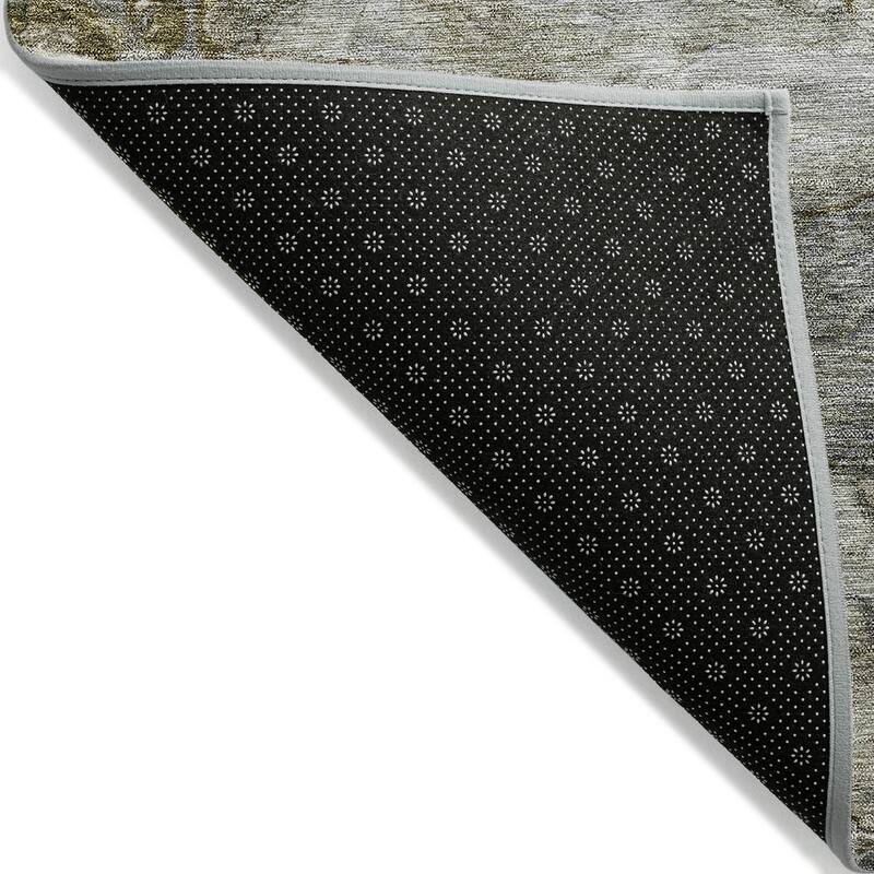 Machine Washable Indoor/ Outdoor Chantille Modern Abstract Rug