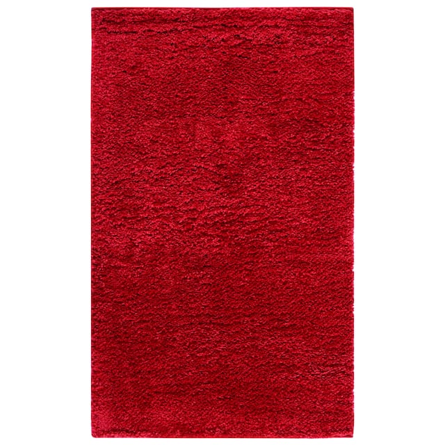 SAFAVIEH August Shag Solid 1.2-inch Thick Area Rug - 2'3" x 4' - Red