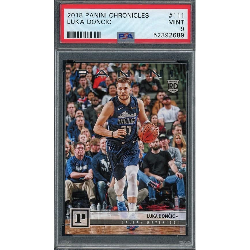 Luka Doncic 2018 Panini Chronicles Basketball Rookie Card #111 Graded PSA 9 - 8'6" x 11'6"