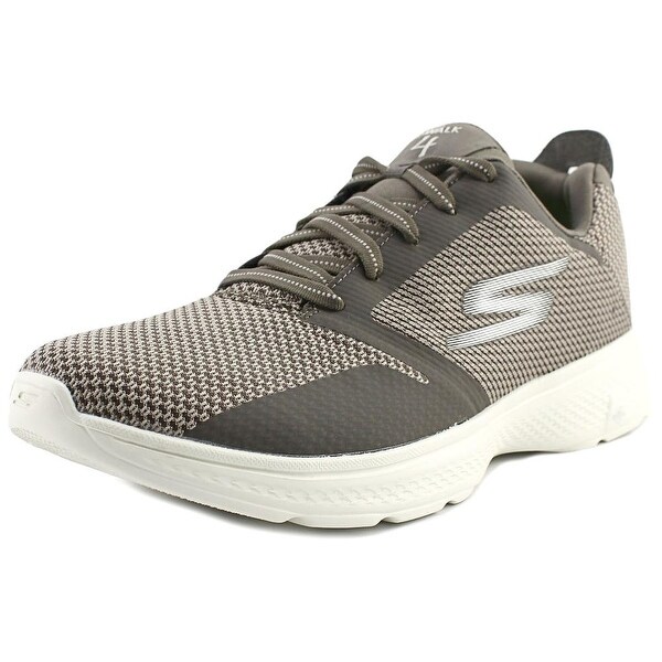 Skechers GoWalk 4 - Elect Men Round Toe Synthetic Walking Shoe