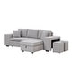 preview thumbnail 3 of 16, Merax 104" Modern L-Shape 3 Seat Reversible Sectional Couch