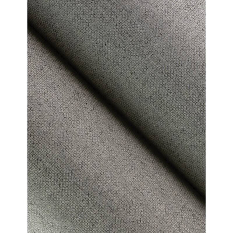 Chesapeake Chambray Grey Fabric Weave Wallpaper