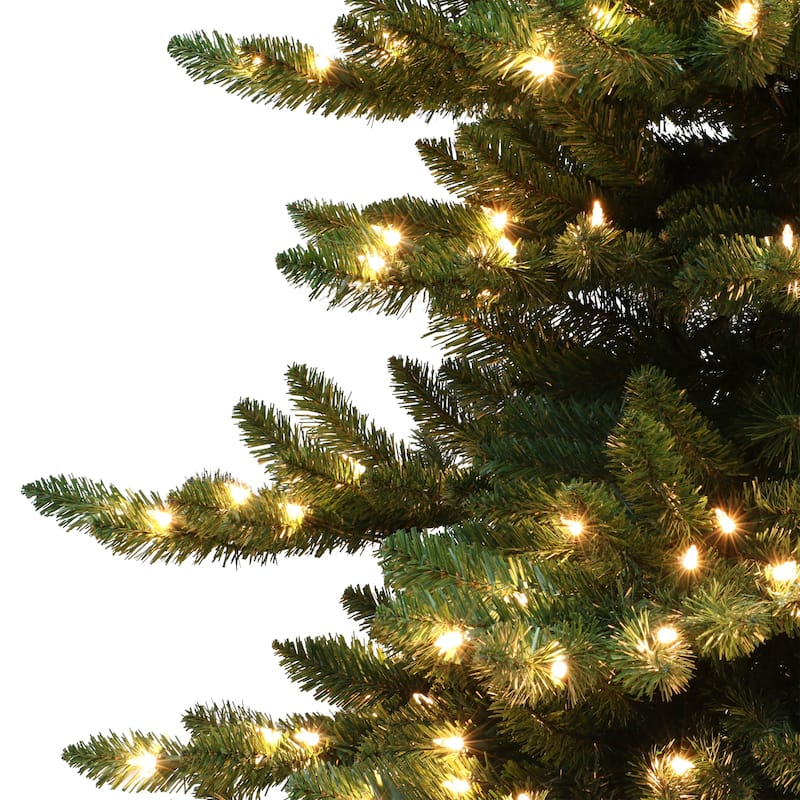Puleo International 7.5 ft. Pre-Lit Royal Majestic Artificial Christmas Tree