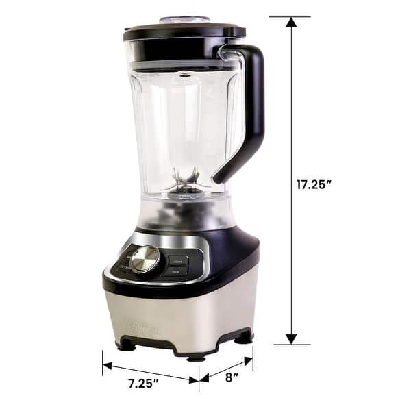 Kenmore 64 oz Stand Blender, 1200W, Smoothie & Ice Crush Modes, Black