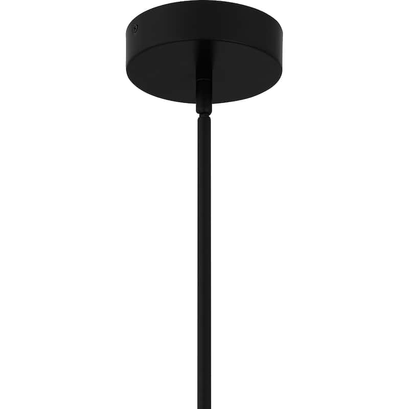 Adler Integrated LED Matte Black Chandelier