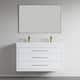 Option White with Brass Trim