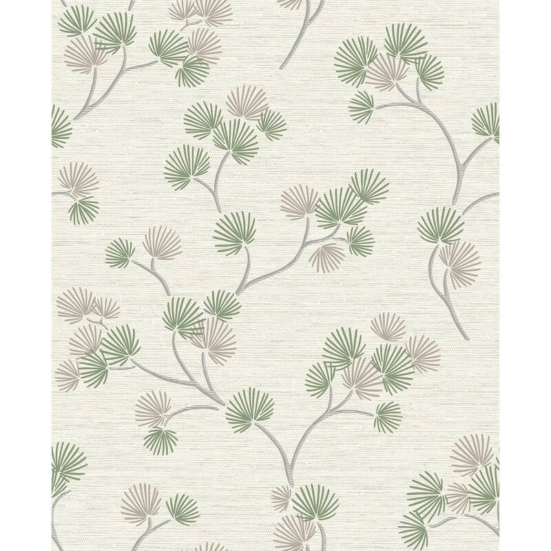 Fine Decor Kira Green Trail Wallpaper
