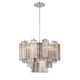 preview thumbnail 10 of 9, Crystorama Lighting Group ADD-306-AU Addis 6 Light 20" Wide Waterfall