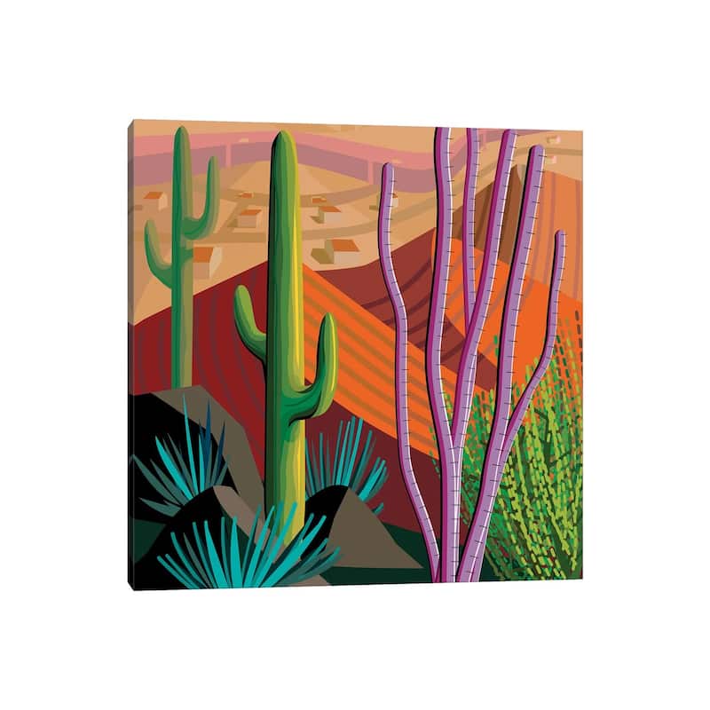 iCanvas "Tucson, Square" by Charles Harker Canvas Print
