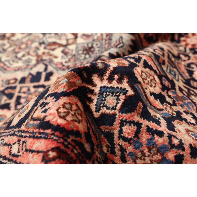 ECARPETGALLERY Hand-knotted Andelz Dark Navy Wool Rug - 3'7 x 7'5