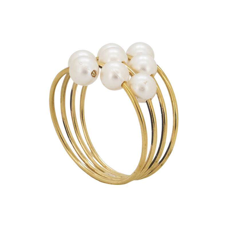 Pearl Design Napkin Rings (Set of 4)