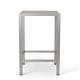 preview thumbnail 12 of 16, Cape Coral Outdoor 3-piece Bar Set with Glass Table Top by Christopher Knight Home