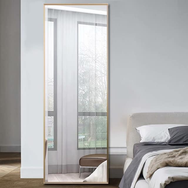 Carson Carrington Paaskynen Aluminum Alloy Full Length Floor Mirror