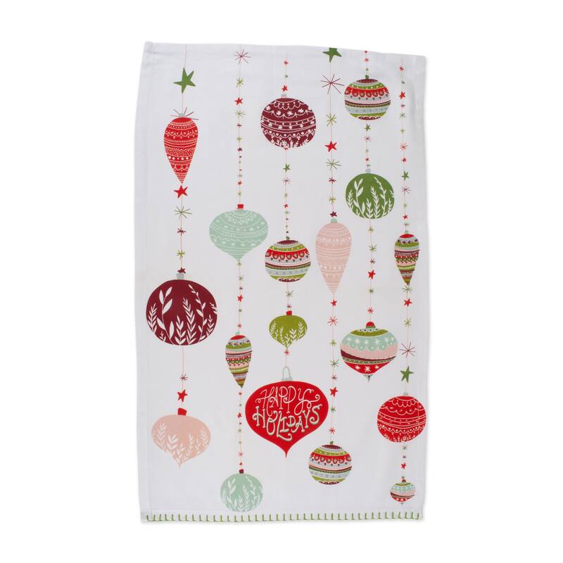 DII Assorted Christmas Printed Dishtowel