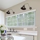 preview thumbnail 7 of 22, Malryn Set of 2 Modern Black Gold Adjustable Swing Arm Lights Plug-in Wall Sconces for Bedroom