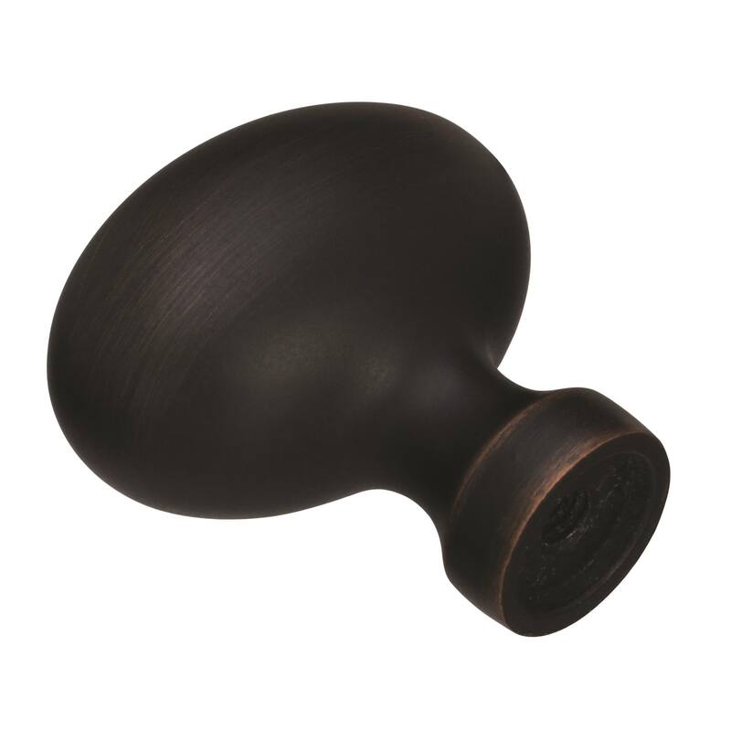 Vaile 1-3/8 in (35 mm) Length Oil-Rubbed Bronze Cabinet Knob - 10 Pack - 1.375