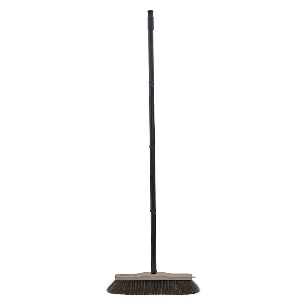 Superio Swiss Natural Horsehair Broom - Beachwood Handle