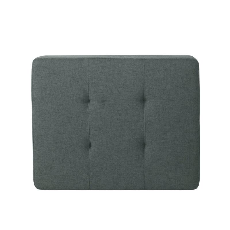Tiernan Tufted Fabric Ottoman by Christopher Knight Home