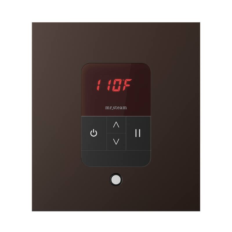 Mr Steam ITSQ Itempo Square Steam Shower Control and Steamhead - Oil-Rubbed Bronze