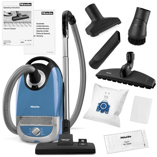 Shop Miele Complete C2 Hard Floor Canister Vacuum Cleaner With Sbd285 3 Rug And Floor Tool Sbb400 3 Parquet Twister Xl Floor Brush Overstock 16962469